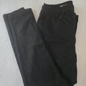 a.n.a Black Skinny Jeans | Size 14W | Stretch High Rise Denim Pants